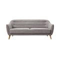 **Kanapa tapicerowana z drewnianymi nogami - Stylowy design i komfort**